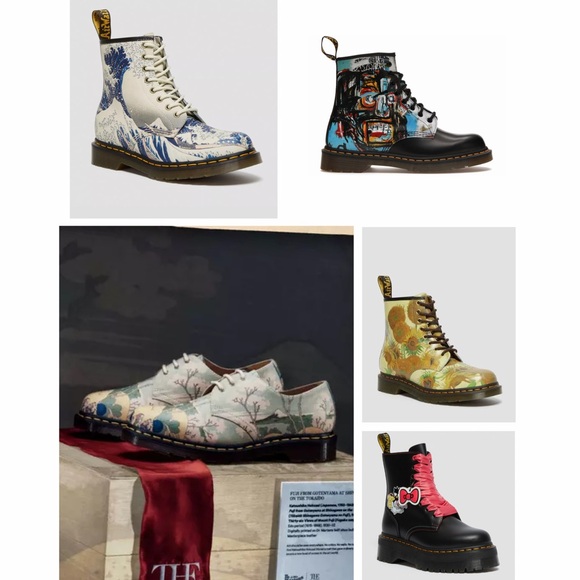 Dr. Martens Shoes - Dr martens rare art and limited edition styles